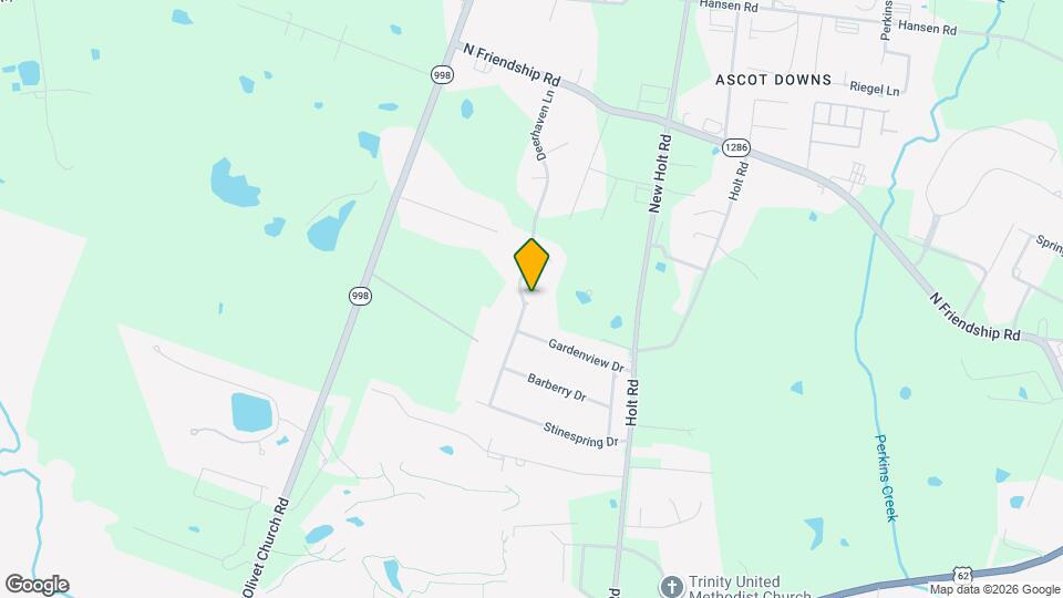 1834 Deerhaven Ln Map and Location Details