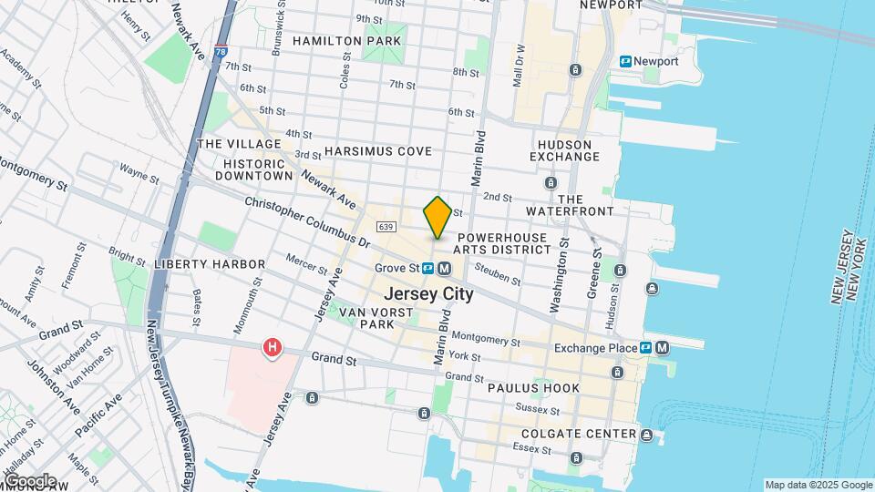 340 Grove St Map and Location Details