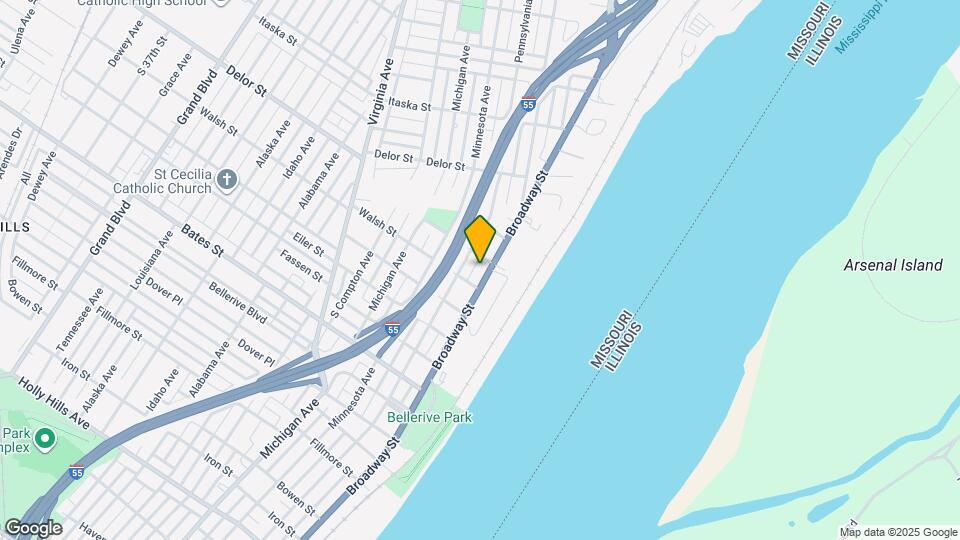 5109 S Broadway Map and Location Details