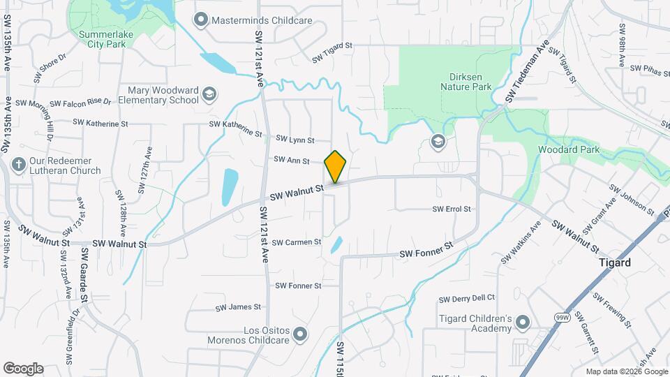 11513 SW Bambi Ln Mapa y Detalles de la Ubicación