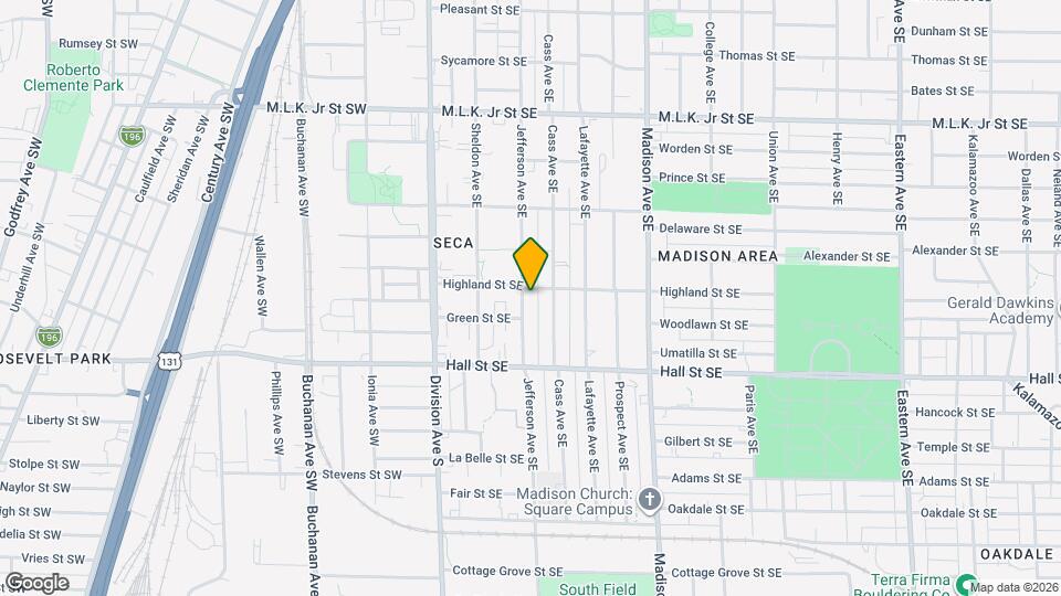 1108 Jefferson Ave SE Mapa y Detalles de la Ubicación