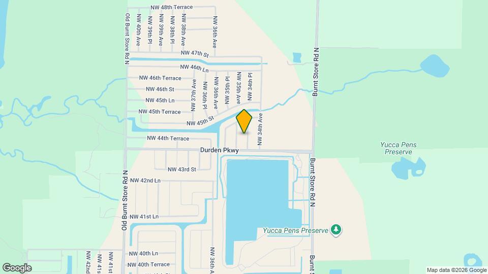 4342 NW 34th Pl Map and Location Details