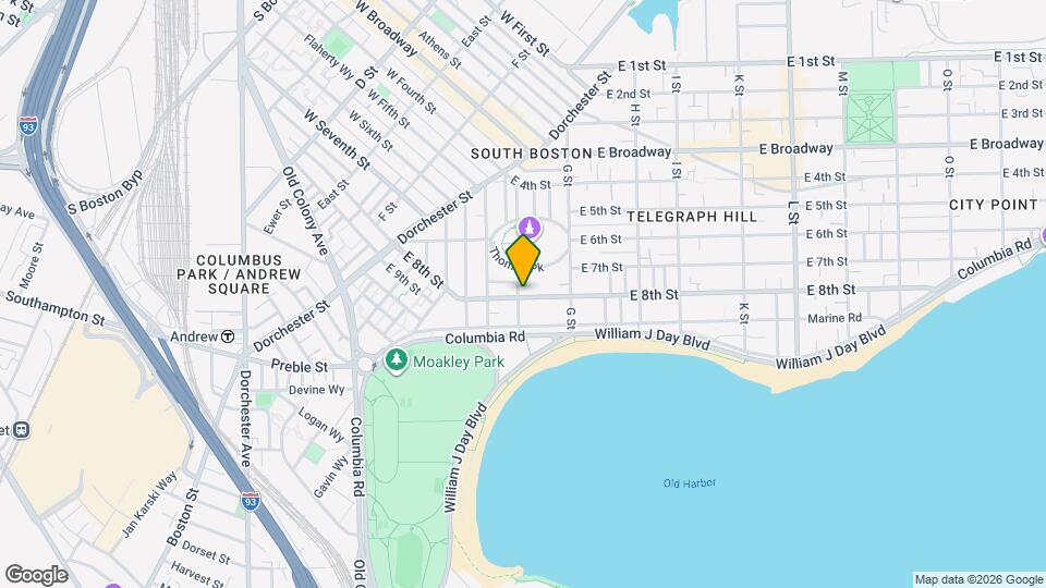 378 E 8th St, Unit F Map and Location Details