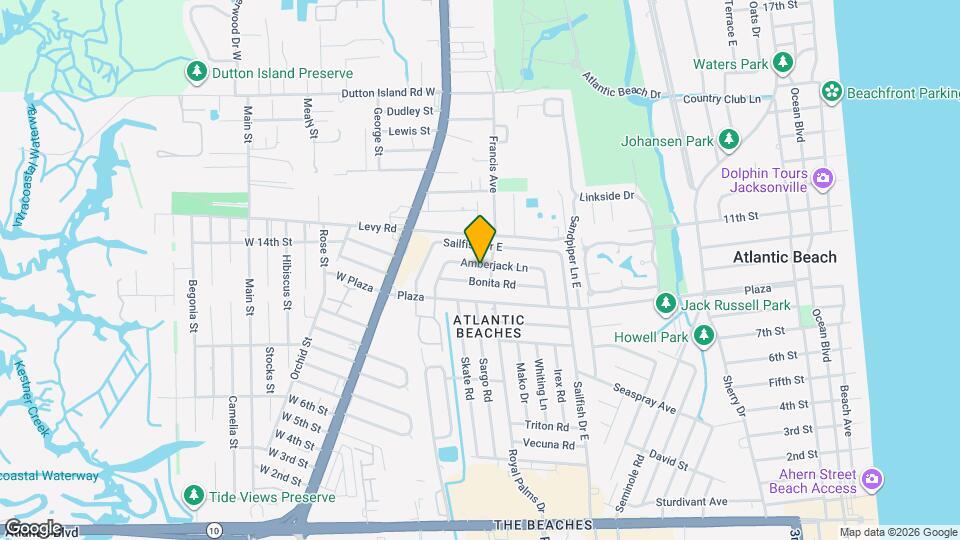 826 Amberjack Ln Map and Location Details