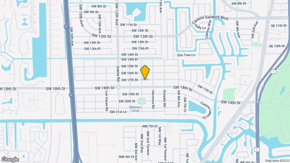 1080 SW 17th St Map and Location Details