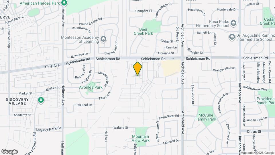 7099 Montecito Ln Mapa y Detalles de la Ubicación