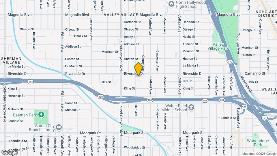 4744 Ben Ave Map and Location Details