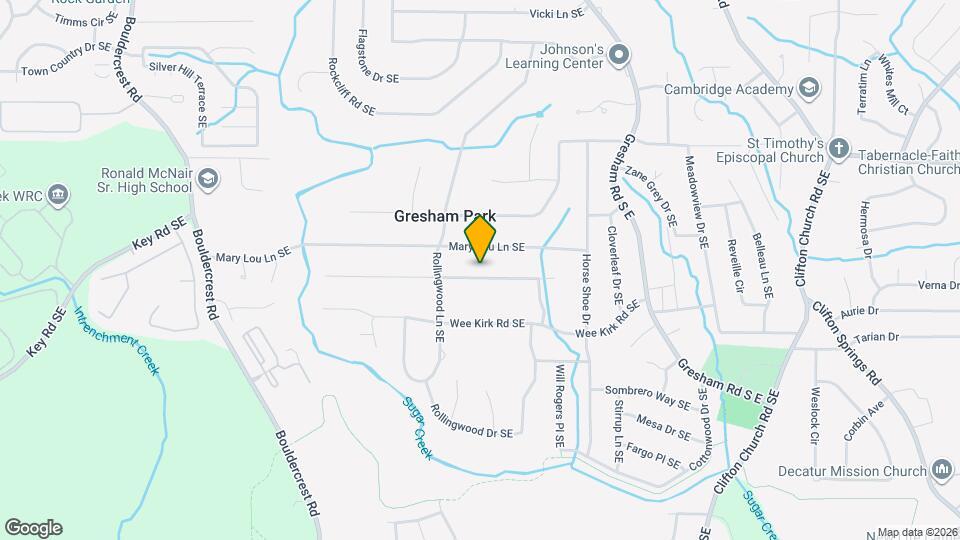 1838 Caribaea Trail SE Map and Location Details