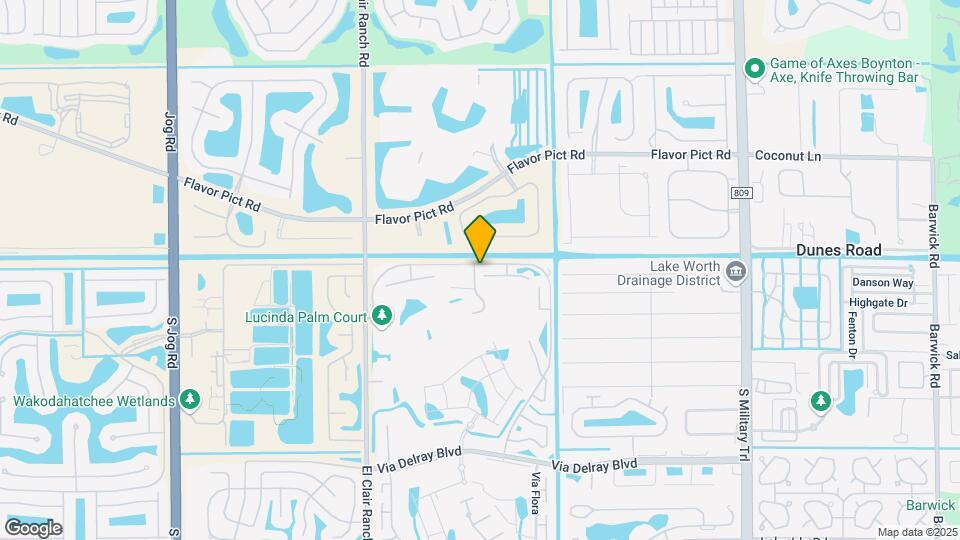 5898 Via Delray Blvd Mapa y Detalles de la Ubicación