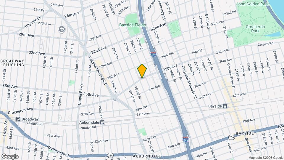 203-06 35th Ave Map and Location Details