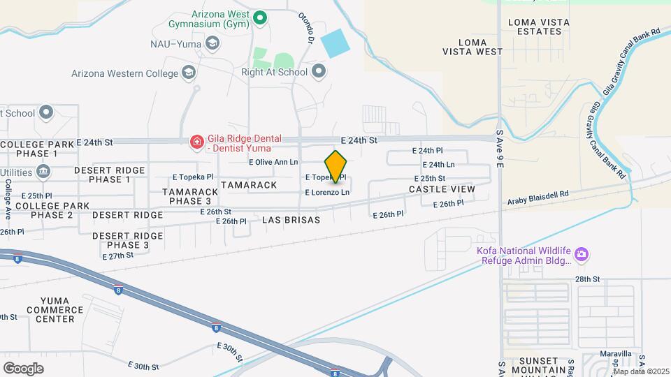 8406 E Lorenzo Ln Map and Location Details