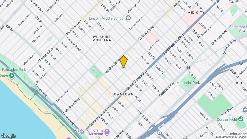 1247 10th St Map and Location Details