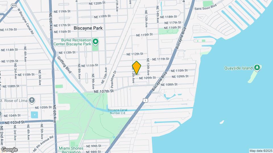 1215 NE 109th St Map and Location Details