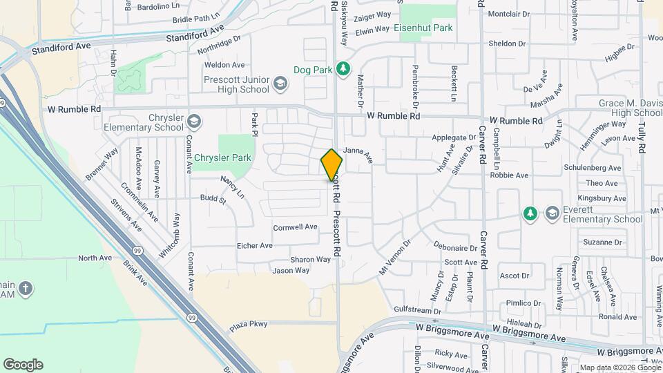 2501 Prescott Rd Map and Location Details