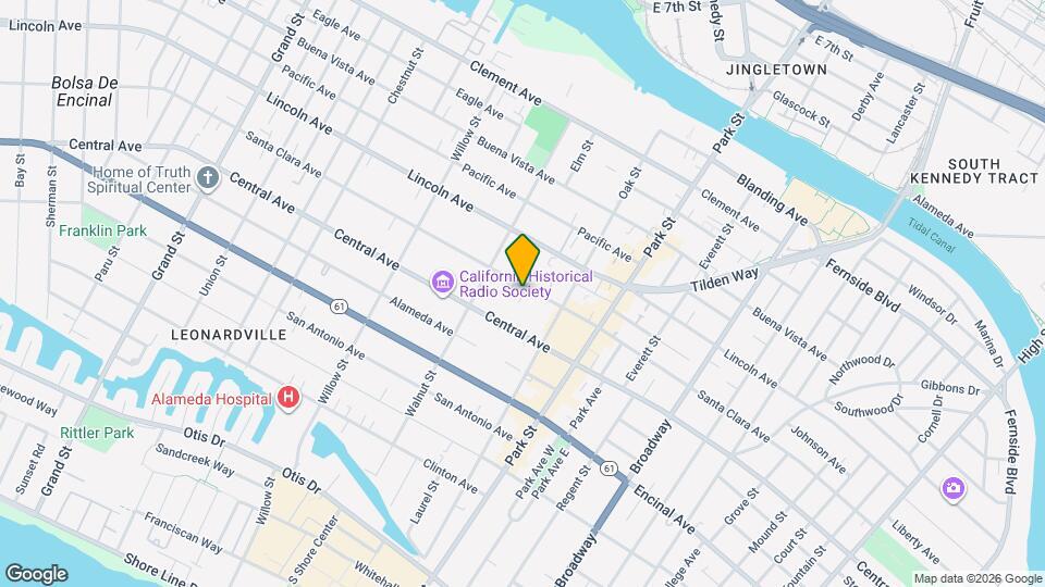 2234 Santa Clara Ave Map and Location Details