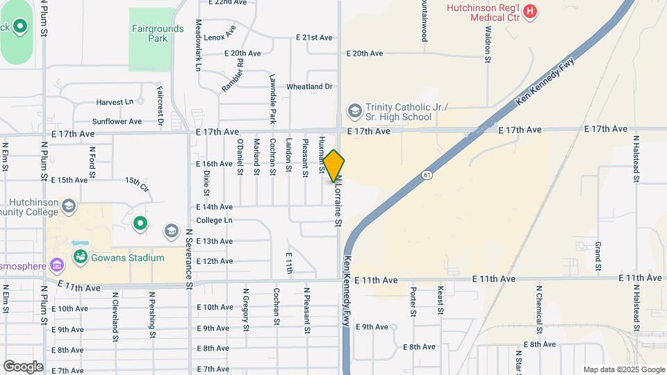 1505 N Lorraine St Map and Location Details