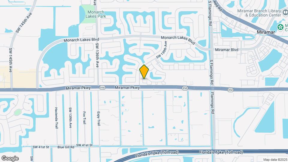 3167 SW 129th Ter Map and Location Details