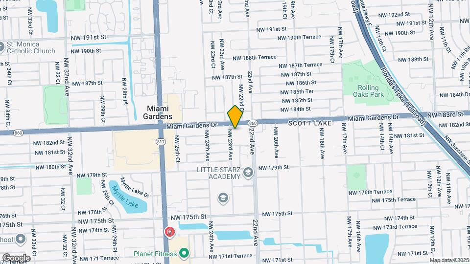 18255 NW 23rd Ave Map and Location Details