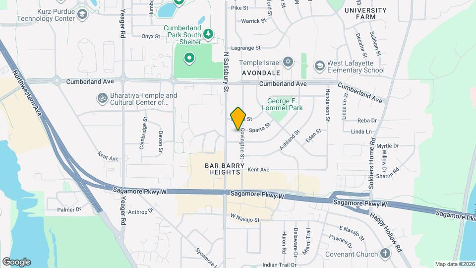 2711 Covington St Map and Location Details