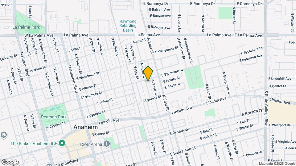 420 N Bush St Mapa y Detalles de la Ubicación