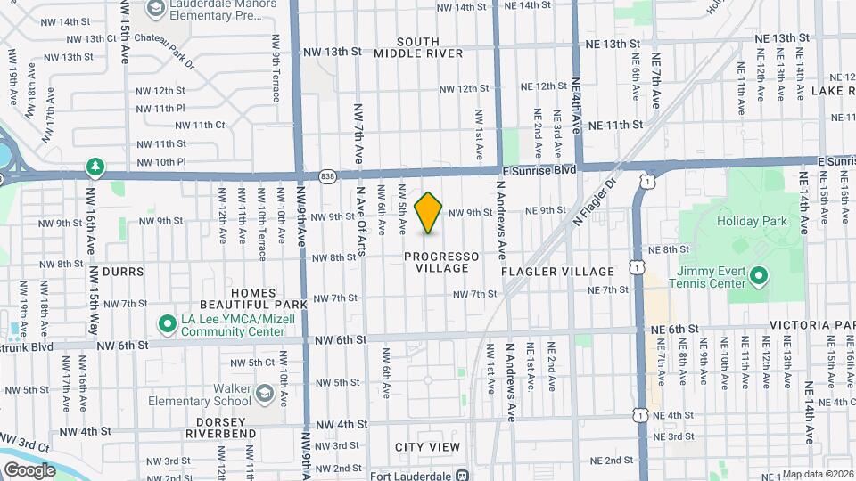 816 NW 4th Ave Map and Location Details