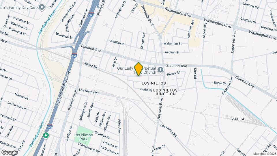 11446 Rivera Rd Map and Location Details