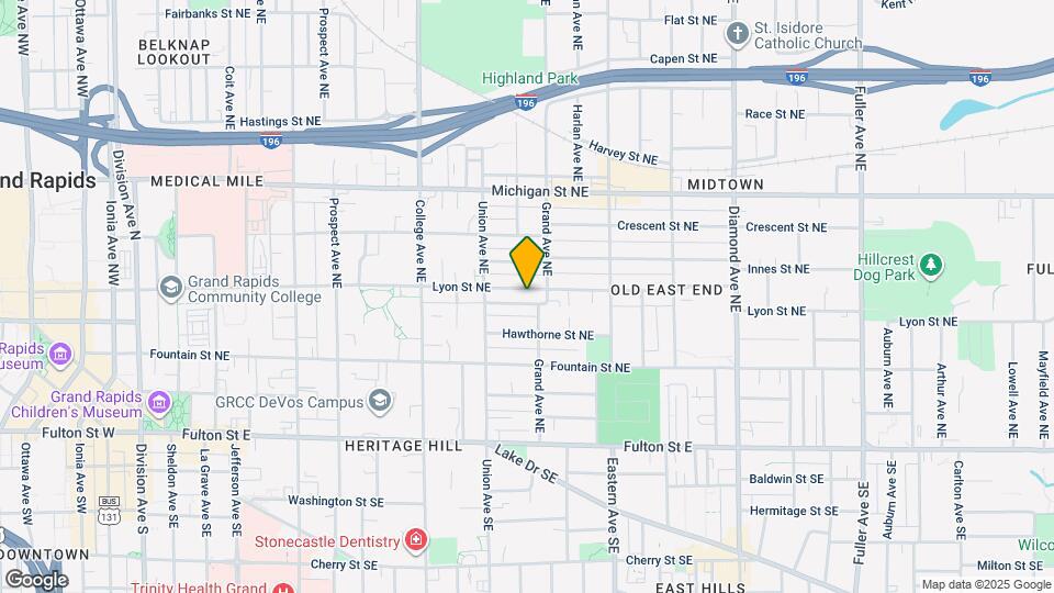 641 Parkwood St NE Map and Location Details