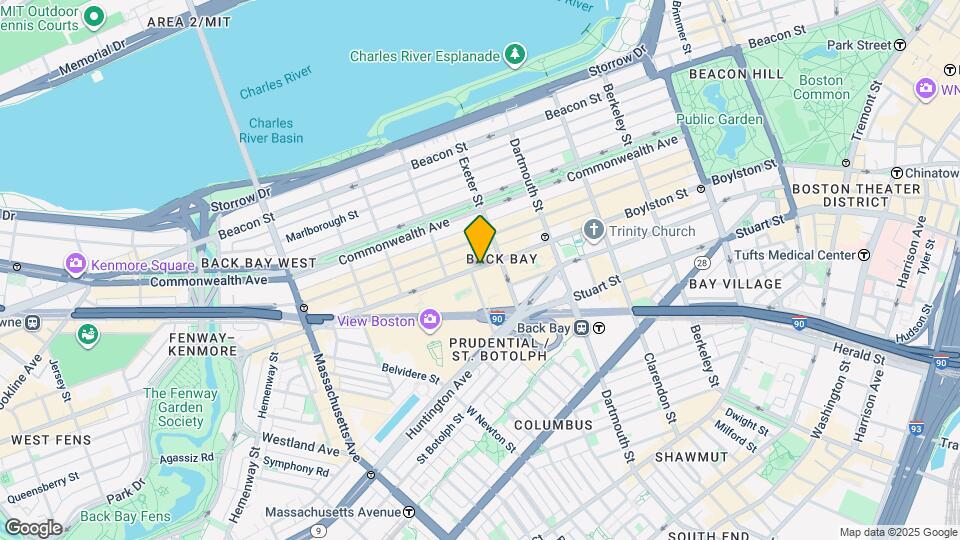 750 Boylston St Mapa y Detalles de la Ubicación