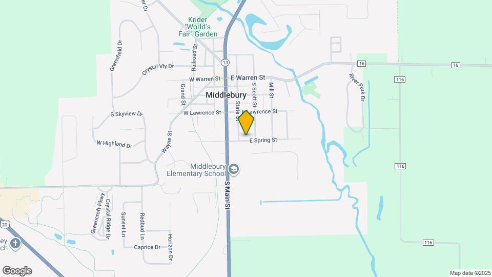 204 E Spring St Map and Location Details