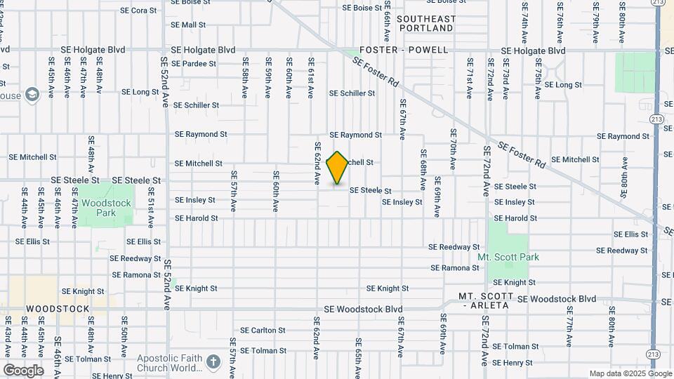 5252 SE 63rd Ave Map and Location Details