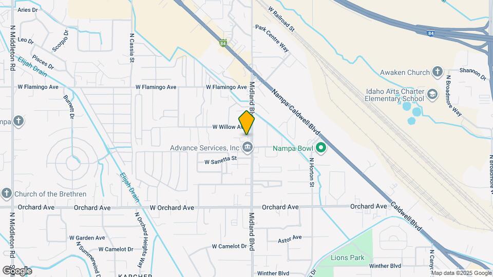 1117 N Midland Blvd Map and Location Details