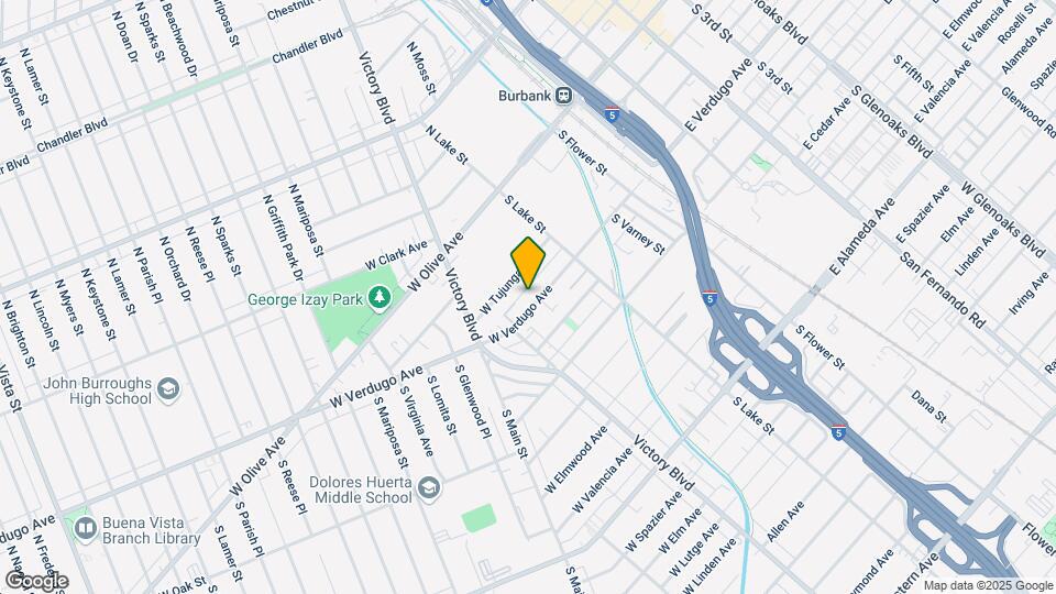 257 W Verdugo Ave Map and Location Details
