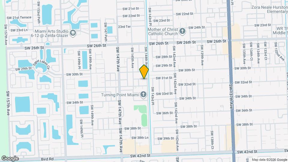 14408 SW 31st St Map and Location Details