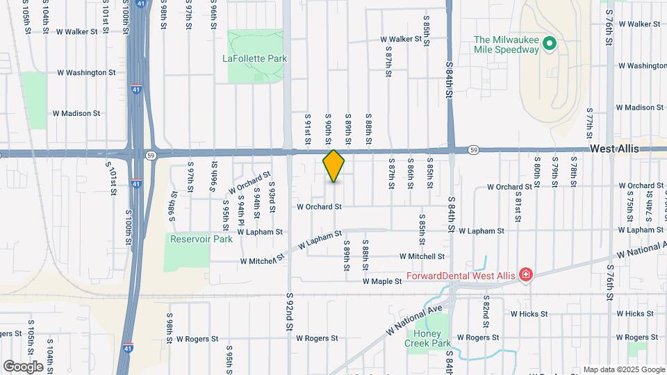 1463 S 90th St Map and Location Details