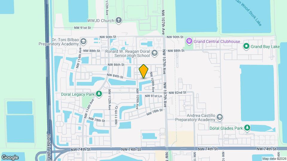 10844 NW 84th St Map and Location Details