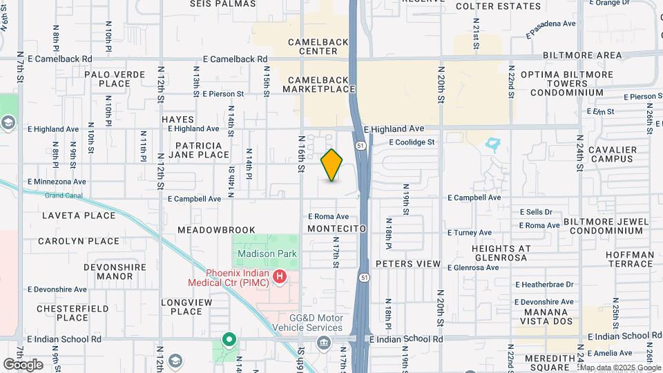1718 E Campbell Ave, Unit #27 Mapa y Detalles de la Ubicación