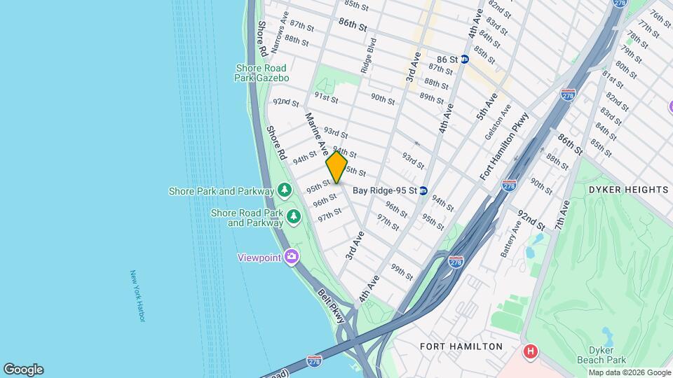 128 Marine Ave Map and Location Details