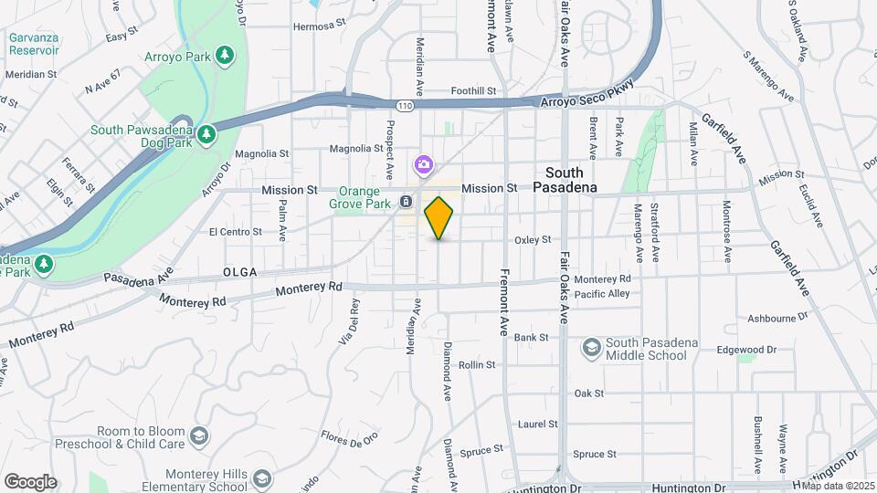 1103 Diamond Ave Map and Location Details