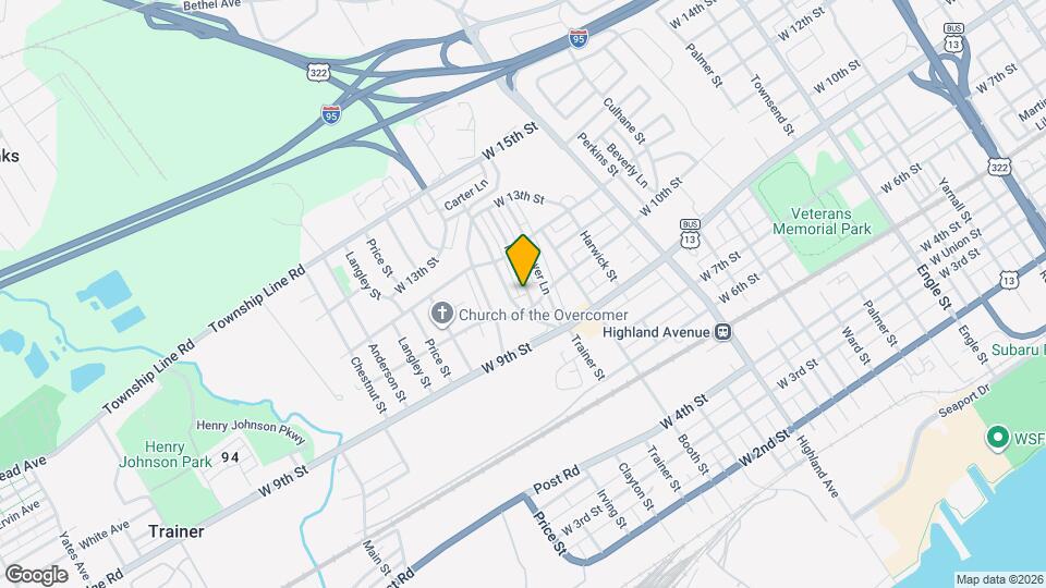 1116 Pine St Map and Location Details