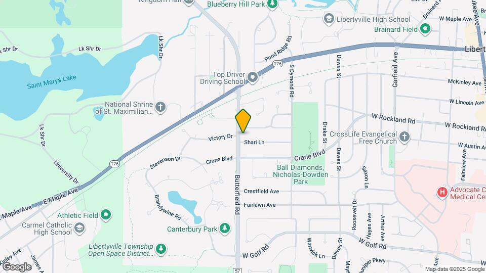 504 S Butterfield Rd. Mapa y Detalles de la Ubicación