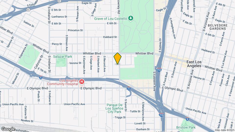 1007 S Downey Rd Map and Location Details