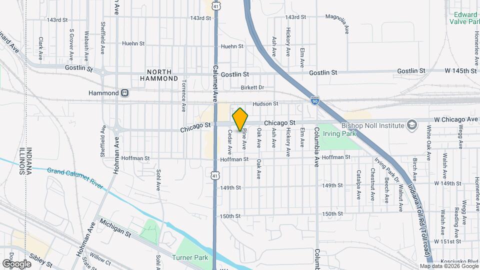 4724 Pine Ave Map and Location Details