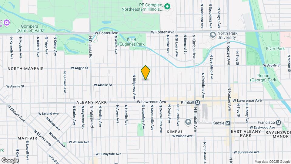 4901 N Lawndale Mapa y Detalles de la Ubicación