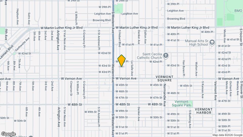 4284 S Hobart Blvd Map and Location Details