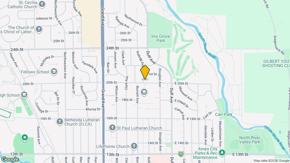 2004 Kellogg Ave Map and Location Details