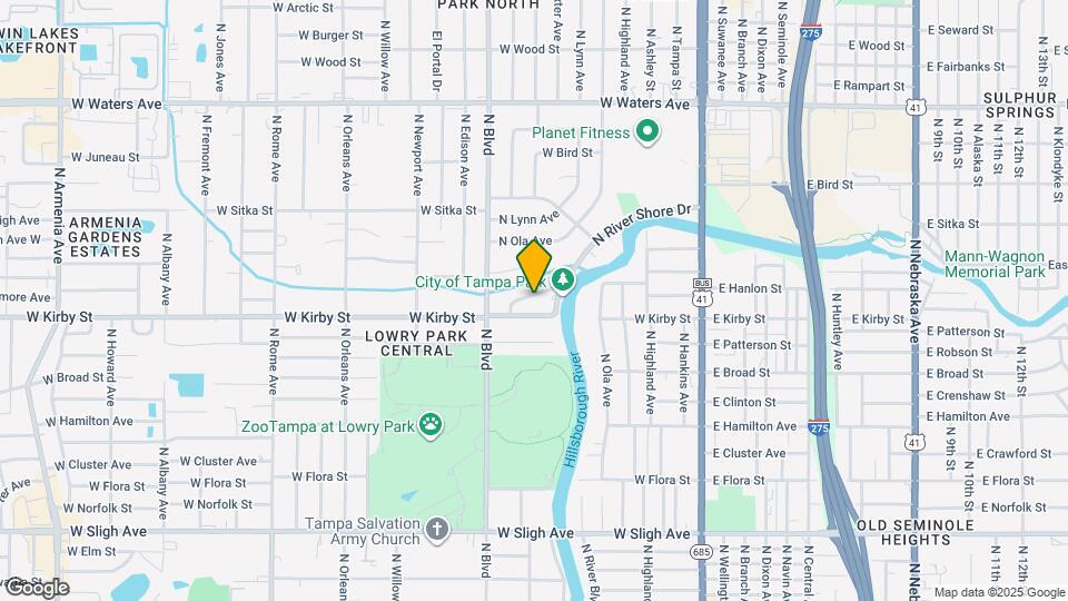 810 W Whatley Pl Map and Location Details