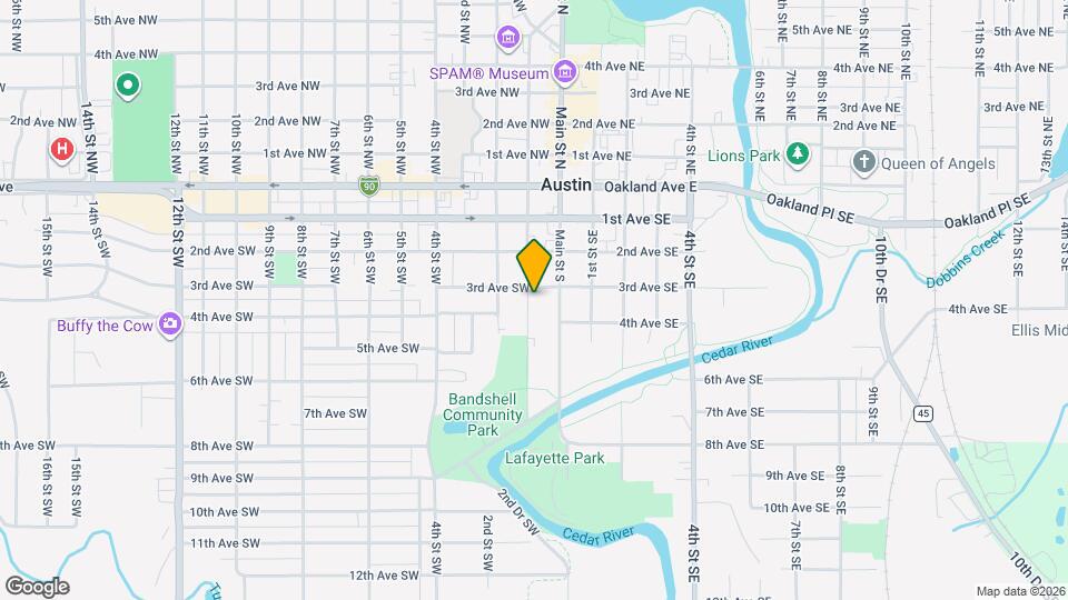 405 1st St SW Map and Location Details