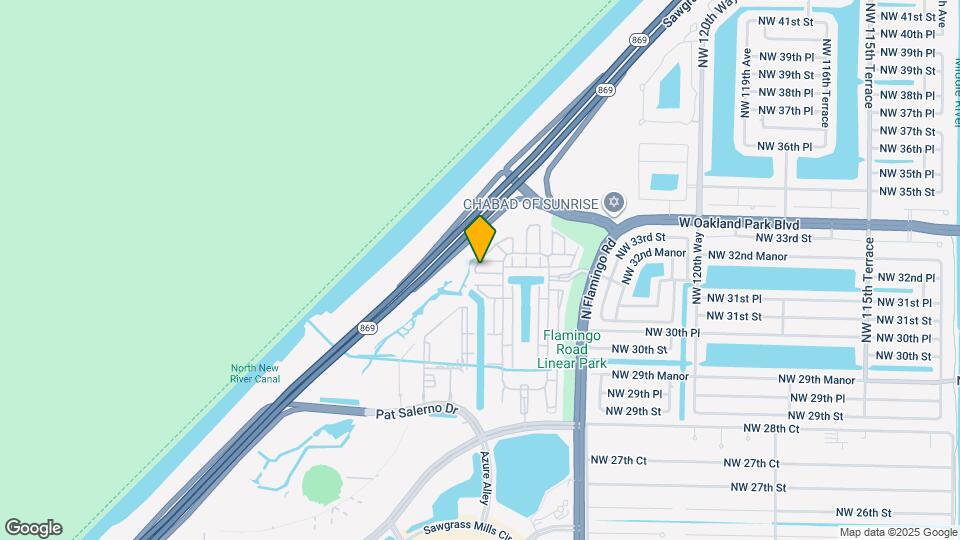 12699 NW 32nd Pl Map and Location Details