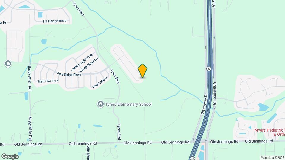 1102 Wetland Ridge Cir Map and Location Details