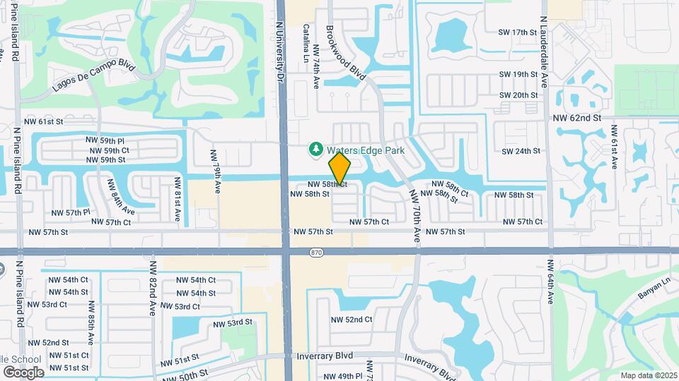 7311 NW 58th St Map and Location Details